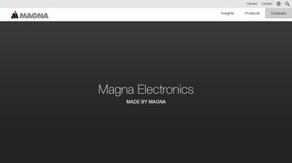 Magna Electronics - Magna International