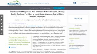 Introduction of MagnaCare Plus Enhances National Access, Offering ...