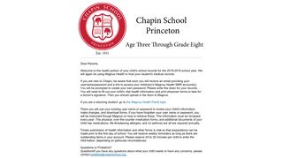 Magnus Health Login - Chapin School Princeton