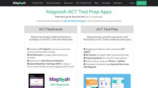 Apps - Magoosh ACT