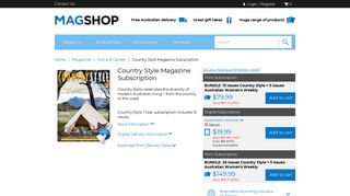 Country Style Magazine Subscription | Magshop