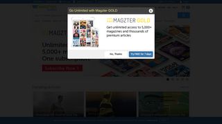 Magzter - World's largest digital newsstand with over 11,500 magazines