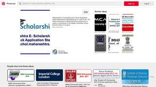 Maharashtra E- Scholarship 2015 Check Application Status ... - Pinterest