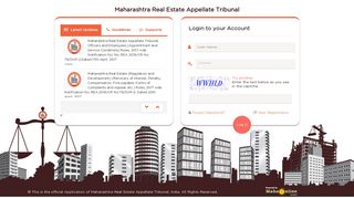 Maharashtra Real Estate Appellate Tribunal: Login Page