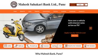 Mahesh Sahakari Bank Ltd., Pune