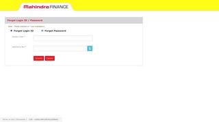 Mahindra Finance Dealer Portal