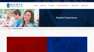 Student Experience - MAHSA University