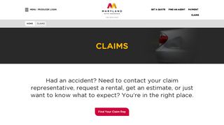 Claims | Maryland Auto Insurance