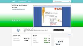 mail.bankofbaroda.co.in - Microsoft Outlook Web Access - Mail ... - Sur.ly