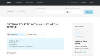Getting started with Mail by Media Temple - Media Temple
