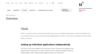 iTools - University of Bern