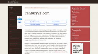 Century21.com Email Login – Century 21 Email Log In