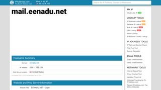 EENADU.NET - Login | IPAddress.com