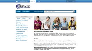 Hernando County School Board: About Us - Ed2Go