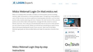 Midco Webmail Login on mail.midco.net - Login.Expert