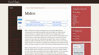 Midco Email Login – Midco.net Webmail Sign In
