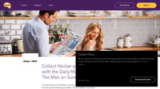Collect Nectar points with the Daily Mail | Nectar