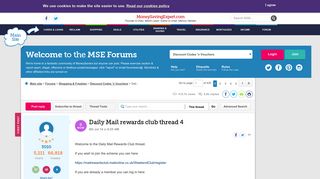 Daily Mail rewards club thread 4 - MoneySavingExpert.com Forums