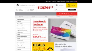 Staples Print & Marketing | printing, copying, promo products & more
