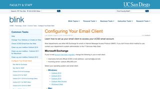 Configuring Your Email Client - Blink