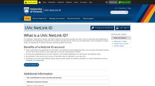 What is a UVic NetLink ID? - University of Victoria