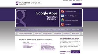 Google Apps | Weber State University