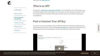 About API Keys - MailChimp