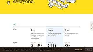 Pricing - MailChimp