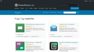 mailerlite | WordPress.org
