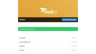 Mailjet Status