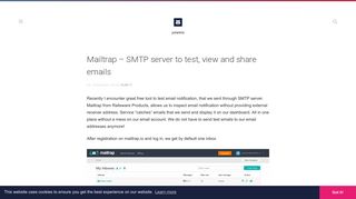 Mailtrap – SMTP server to test, view and share emails : polarbits
