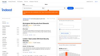 Main Event Security Jobs - January 2019 | Indeed.co.uk