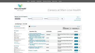 Careers | Main Line Health