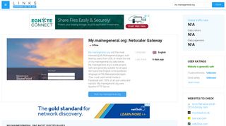 Visit My.mainegeneral.org - Netscaler Gateway.