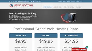 Web Hosting | Maine Hosting Solutions | cPanel, Softaculous ...