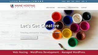 Maine Hosting Solutions - Web Design, WordPress, SEO