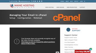 Configuring Your Email in cPanel - Maine Hosting Solutions