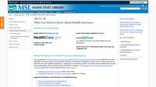 Health Information Resources: Maine State Library - Maine.gov