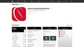 Maine Savings Mobile Banking on the App Store - iTunes - Apple