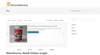 MainSource Bank Online Login |