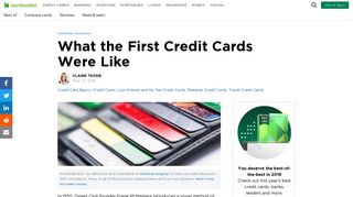 What the First Credit Cards Were Like - NerdWallet