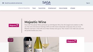 Majestic Wine - Discover great offers from Saga partners