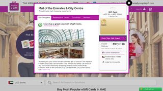 Mall of the Emirates & City Centre eGift Card - YouGotaGift.com