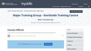 Major Training Group - Major Training Group - Northside ... - My Skills