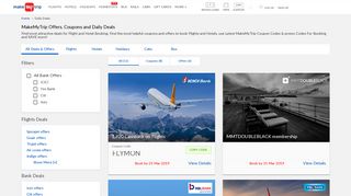 MakeMyTrip Offers, Coupons and Daily Deals - SAVE upto 50% with ...