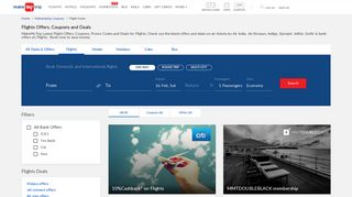 MakeMyTrip Flights Offers, Coupons & Deals on Domestic Flight SAVE ...
