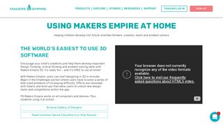 Using Makers Empire at Home | Makers Empire | Design Thinking | 3D ...