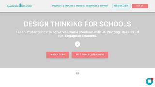 Makers Empire | Design Thinking | 3D Printing for Schools
