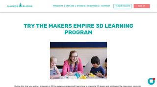 Try the Makers Empire 3D Learning Program | Makers Empire | Design ...