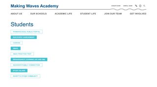 Students - Making Waves Academy